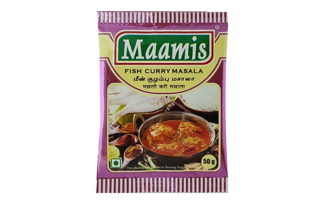 Maamis Fish Curry Masala    Pack  50 grams